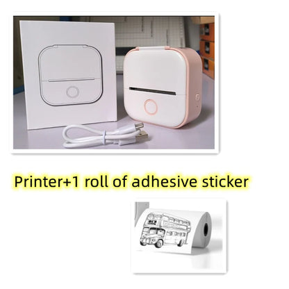 Portable Mini Thermal Label Printer Home Photo Printer Student Wrong Question Printer Bluetooth Mini Label Printer Price Tag